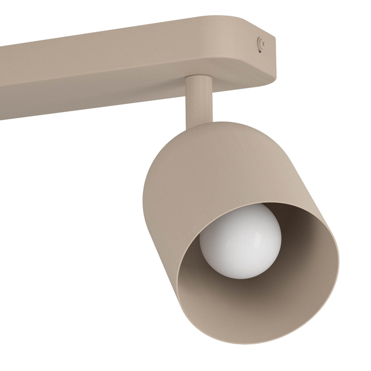Tilston Minimalist Two Lamp Bar Spotlight in a Sandy Finish