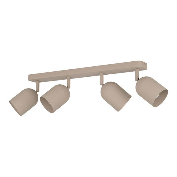 Tilston Minimalist Four Lamp Bar Spotlight in a Sandy Finish