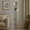 Tilston Minimalist Twin Lamp Floor Lamp in Green