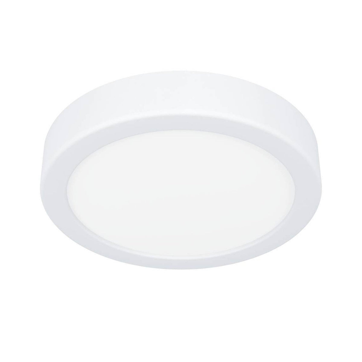 Fueva 6 CCT LED 165mm IP44 Ceiling Light in White with White Diffuser