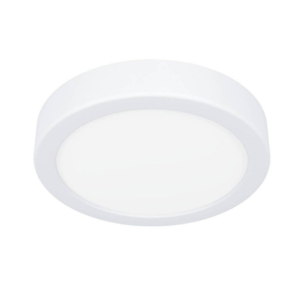 Fueva 6 CCT LED 165mm IP44 Ceiling Light in White with White Diffuser