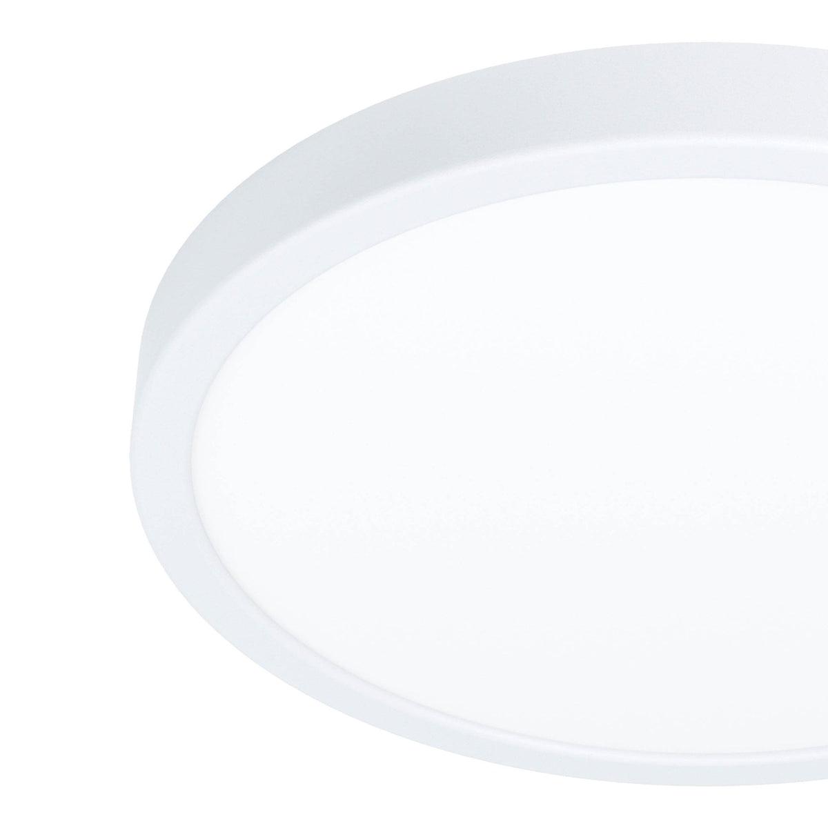 Fueva 6 CCT LED 280mm IP44 Ceiling Light in White with White Diffuser