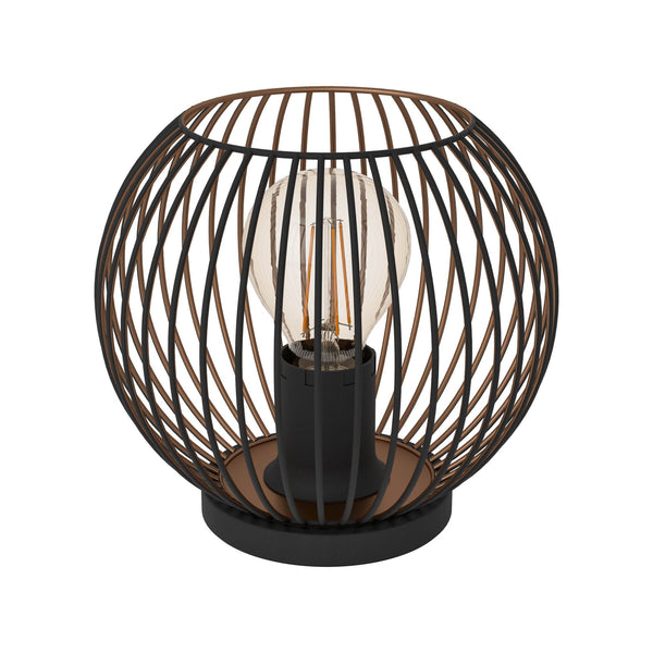 Almanzora Wire Table Lamp in Black and Copper