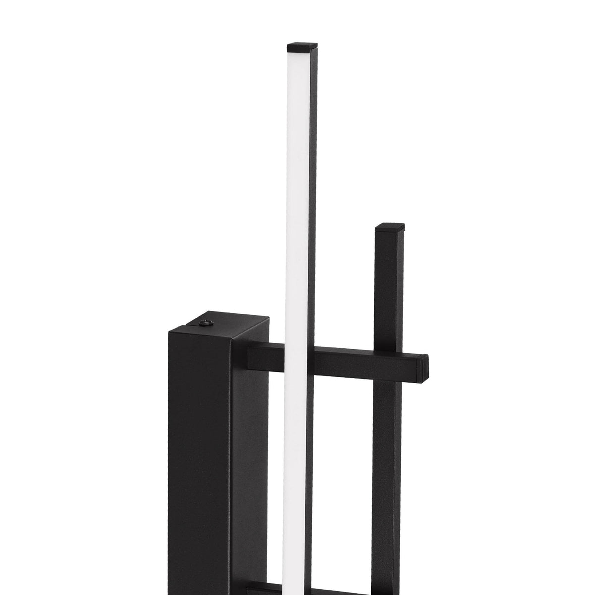 Trepiliano LED Linear Wall Light in Black with White Diffusers