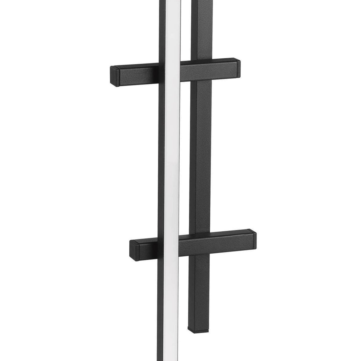 Trepiliano LED Linear Table Lamp in Black with White Diffusers