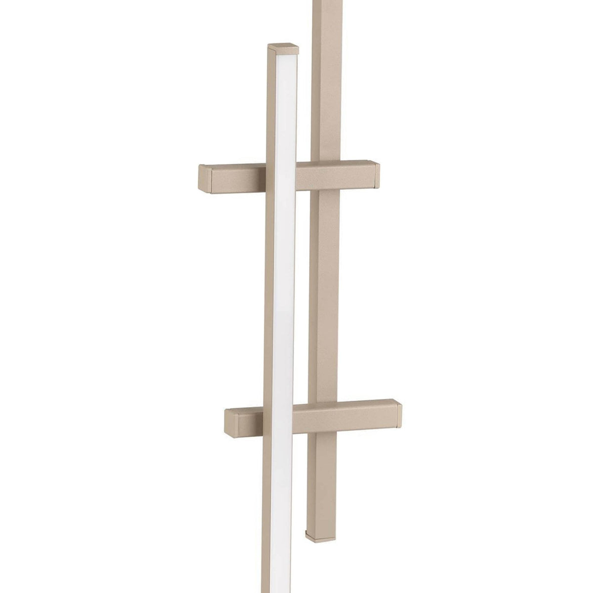 Trepiliano LED Linear Table Lamp in a Sandy Finish with White Diffusers