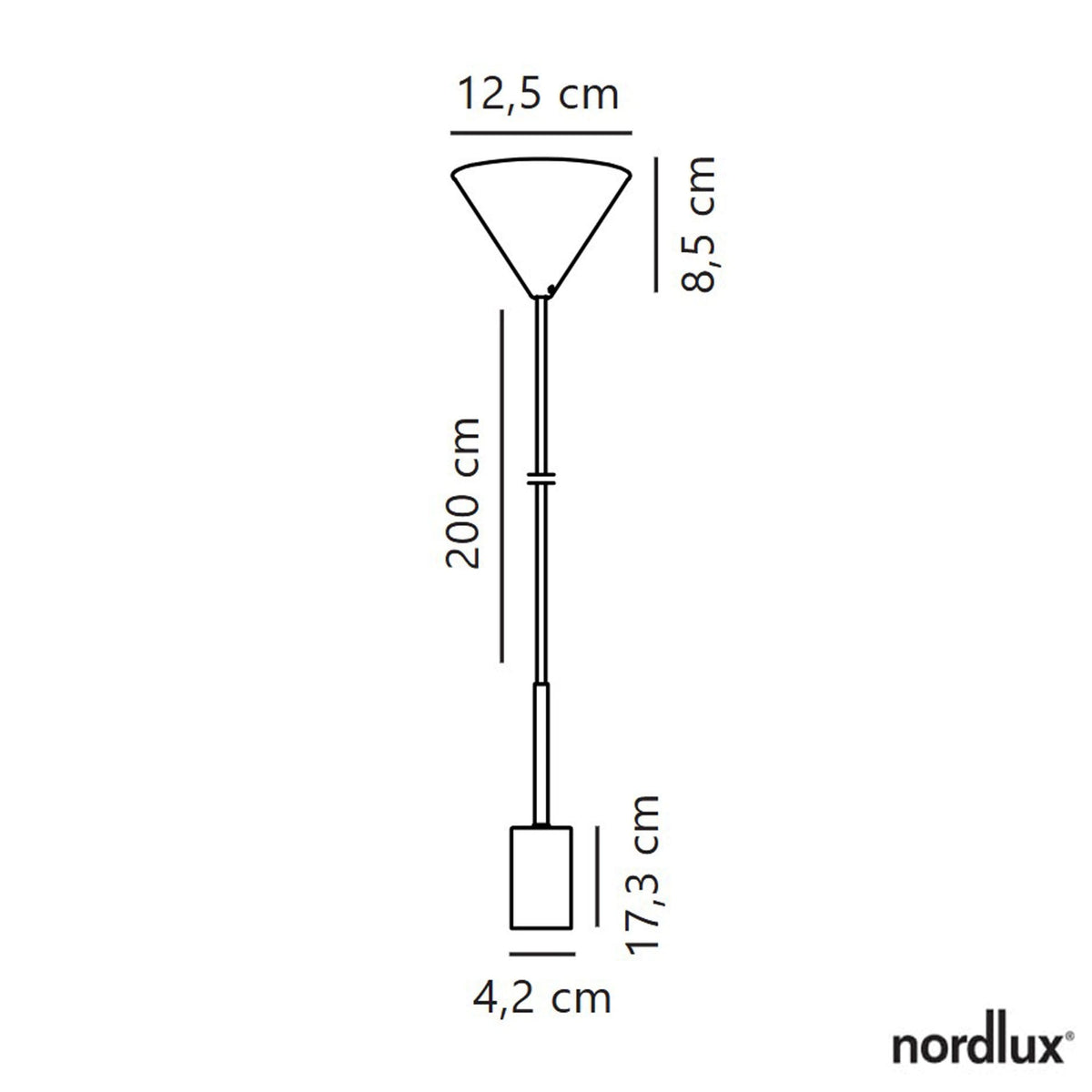 Paco E27 Pendant Suspension Kit in Black