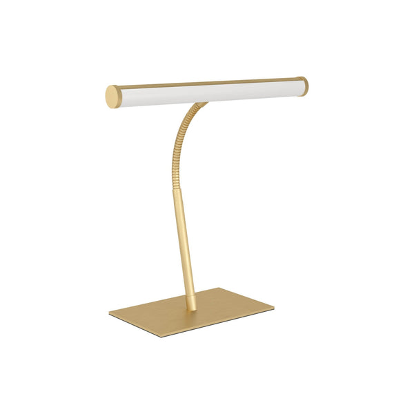Riccione LED Tuneable White Desk Lamp in Brushed Brass