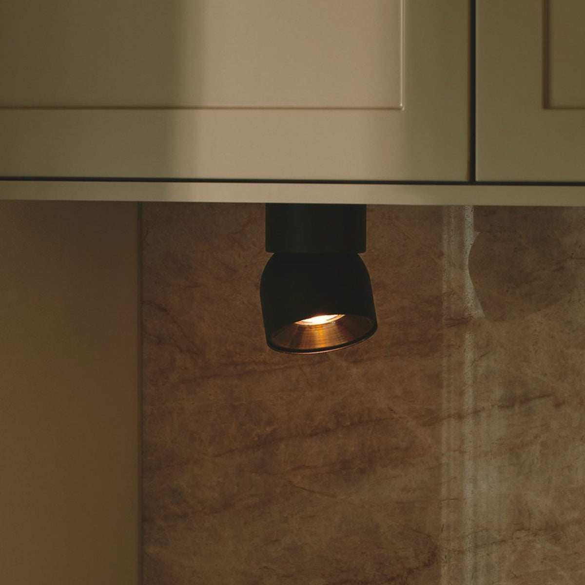 Pitcher Surface Mounted Adjustable Downlight In Black