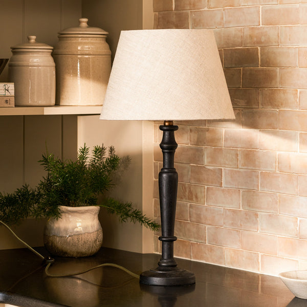 Harwell Table Lamp in Antique Black