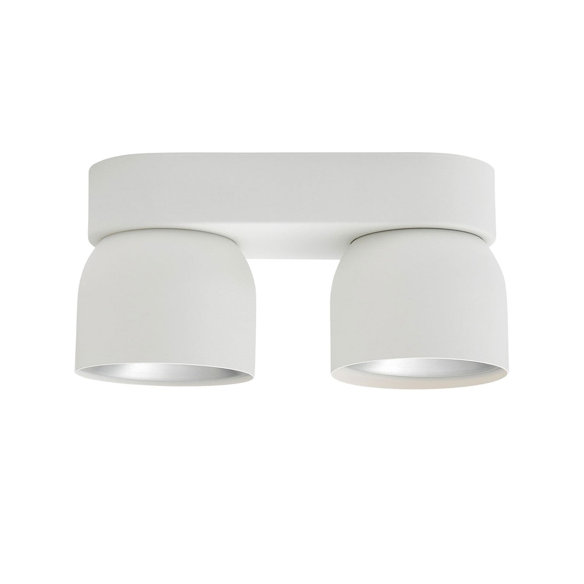 Pitcher Surface Mounted Adjustable Twin Downlight In White