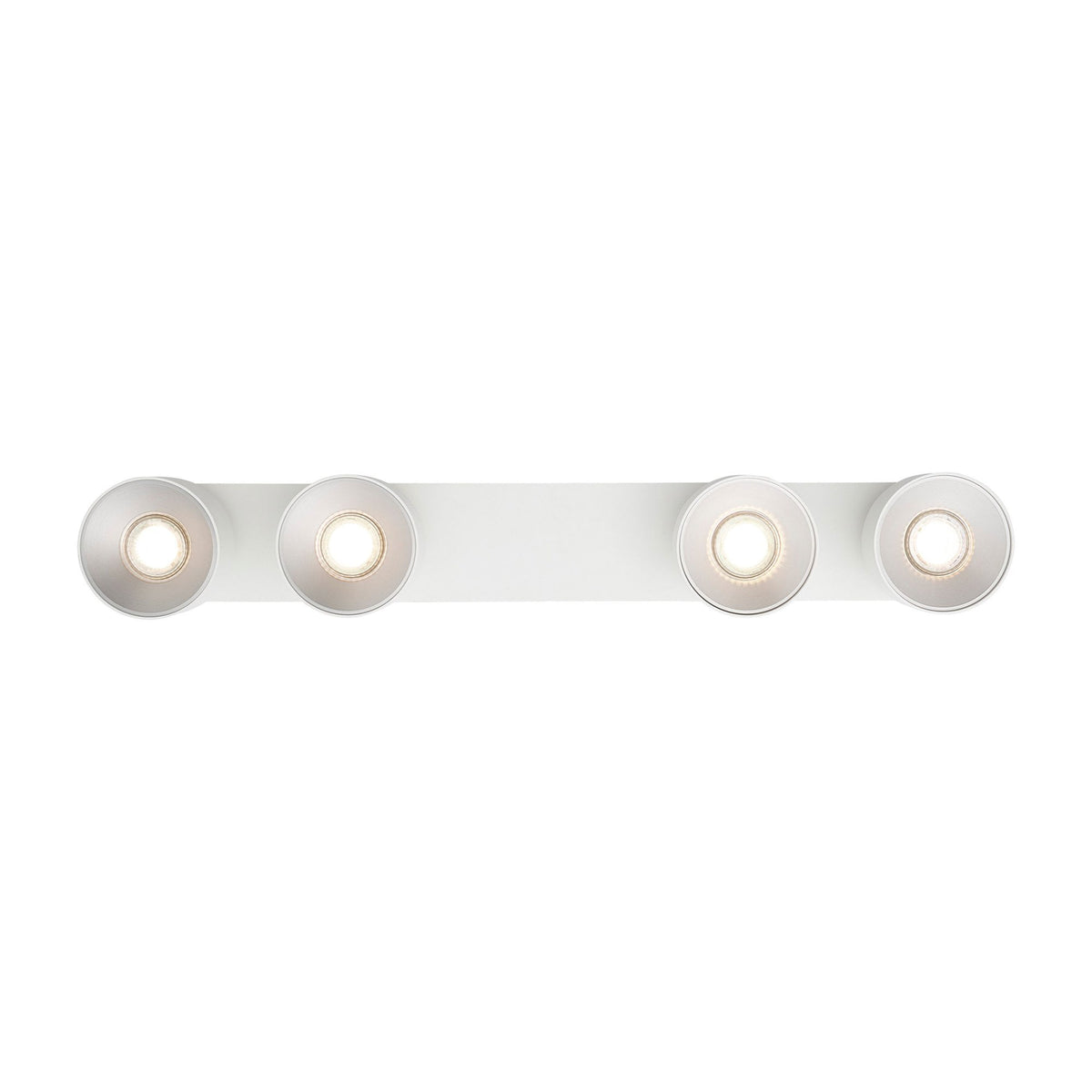 Pitcher Adjustable 4 Light Bar In White