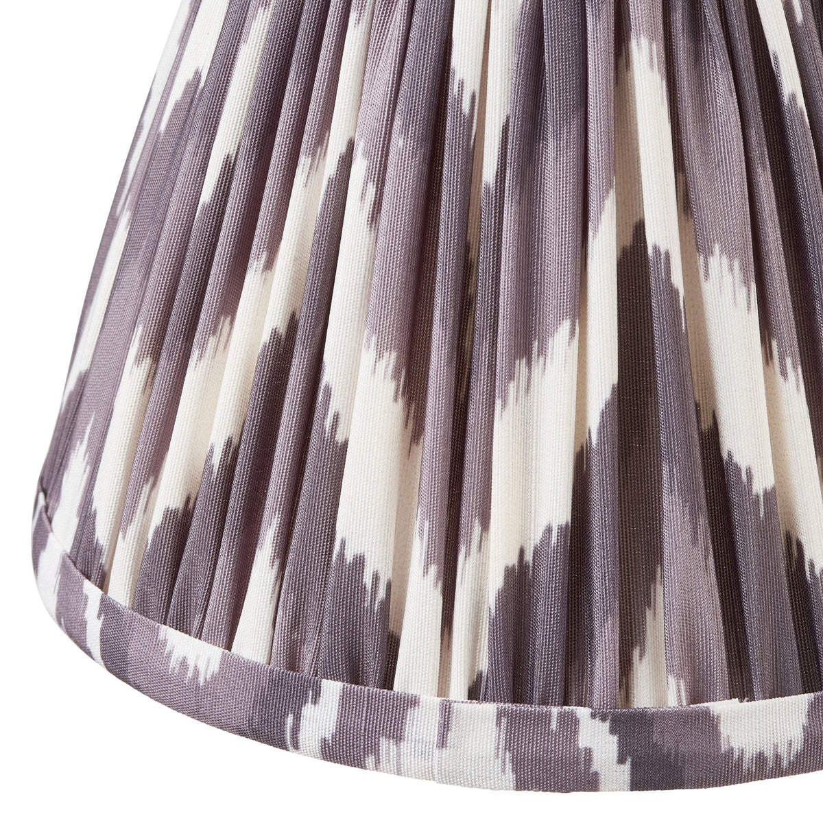 Zigzag 16cm Tapered Shade in Pearl Grey