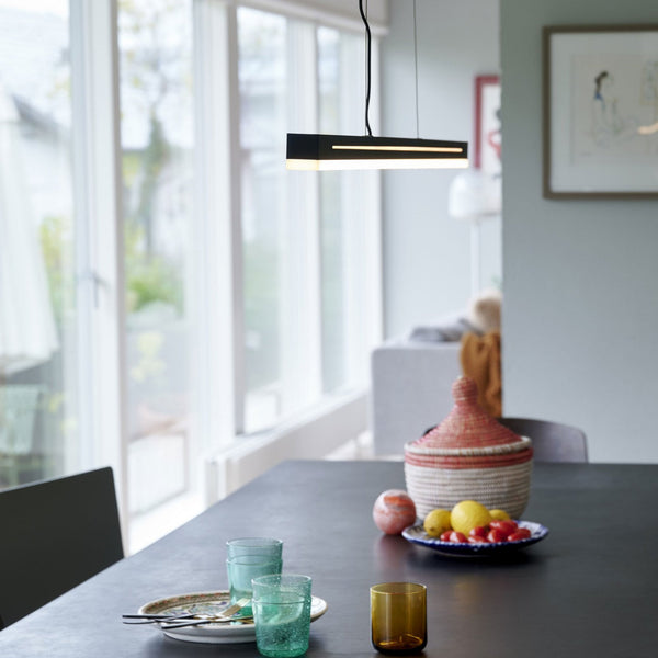 Skylar Linear LED Pendant in Black