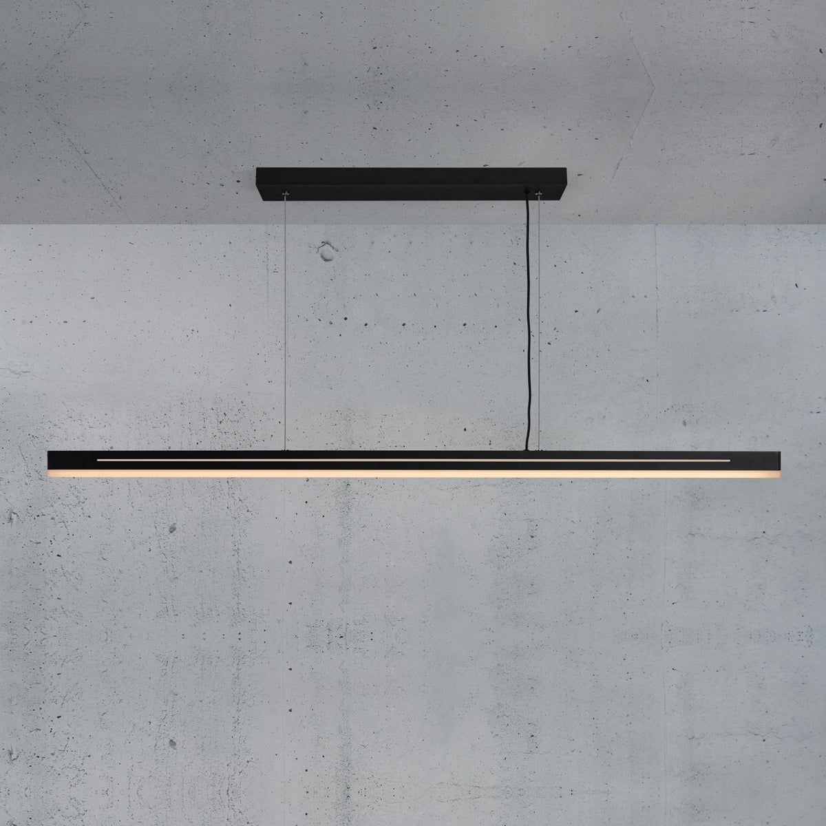Skylar Linear LED Pendant in Black