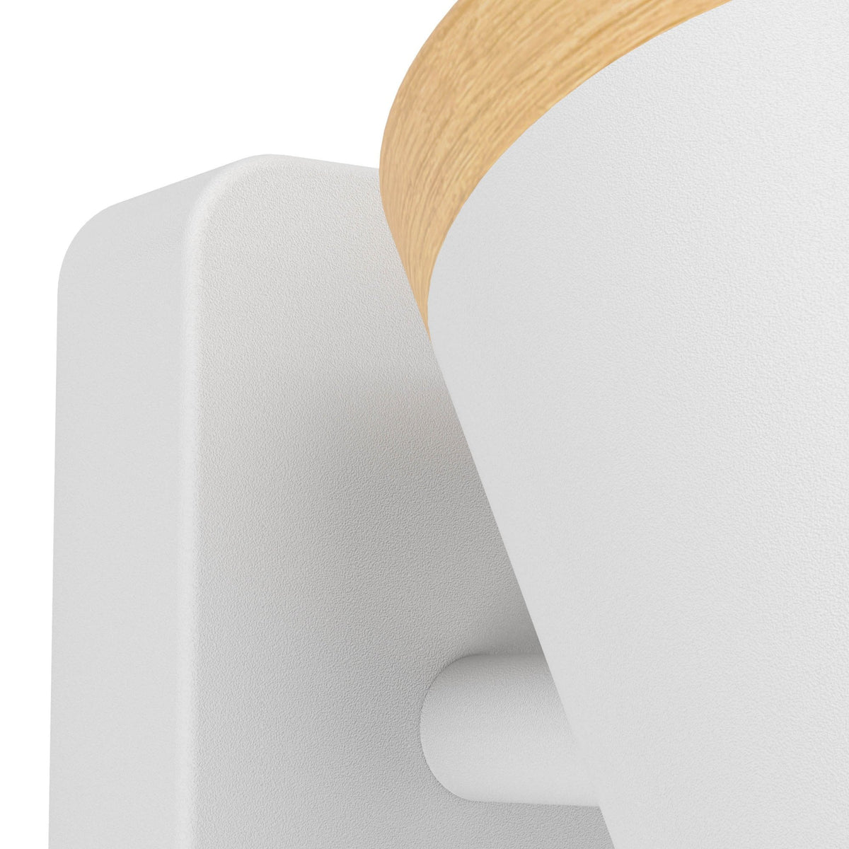 Consuma IP44 Triple Linear Spotlight in White with Wood Detailing