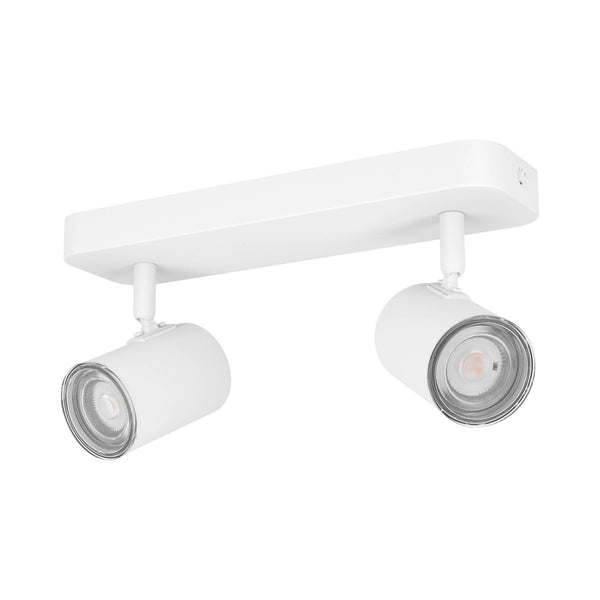 Consuma 1 IP44 Twin Linear Spotlight in White