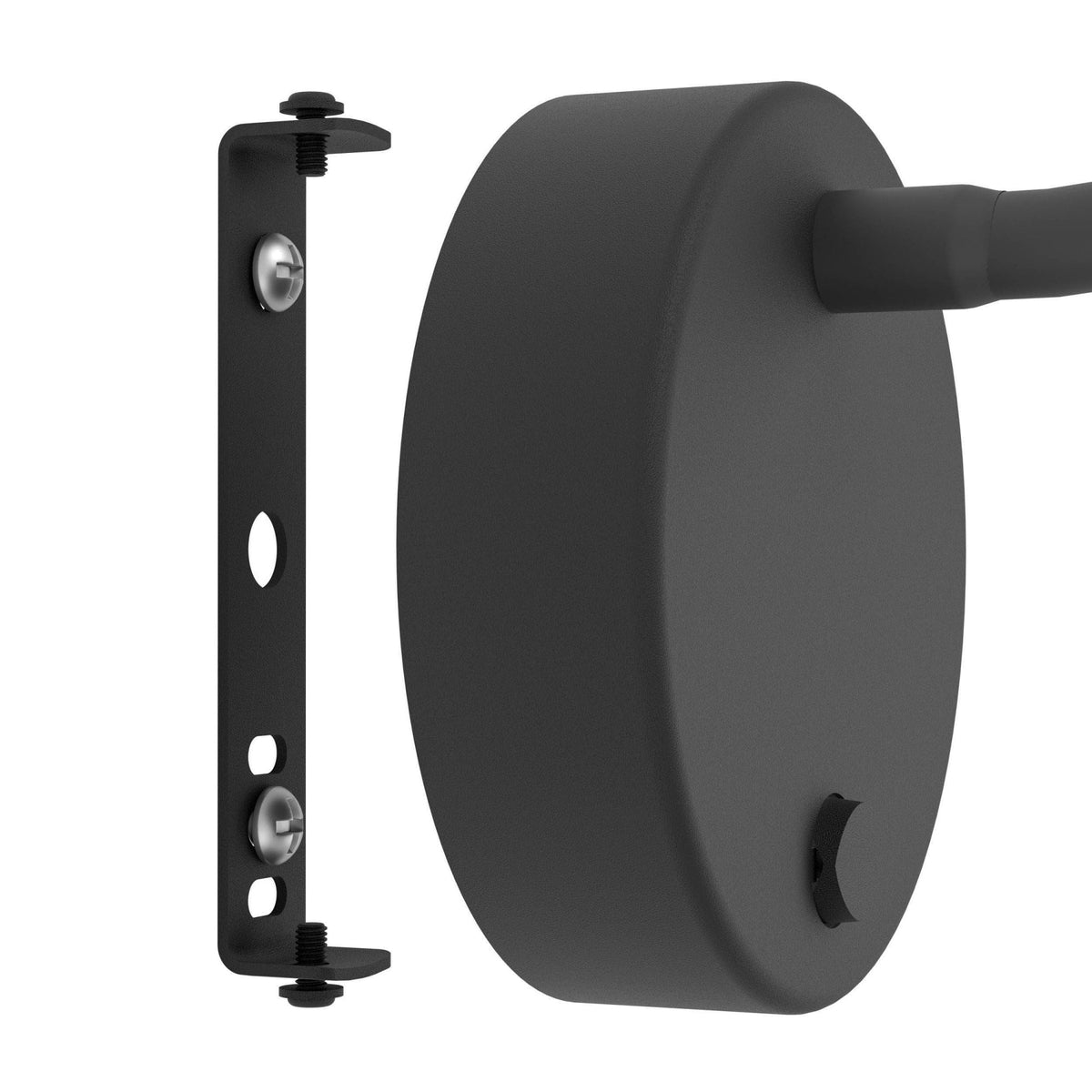 Olivandino Flexible LED Bedside Reader Wall Light in Black