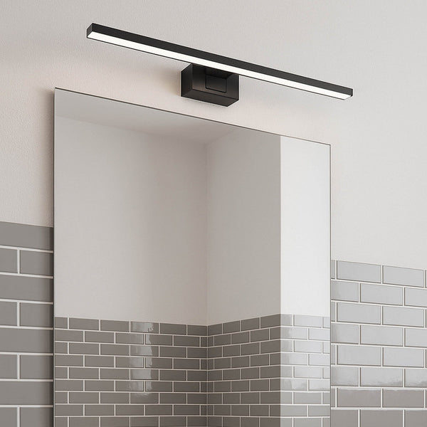 Conettilla 60cm IP44 CCT LED Mirror Light in Black with Switchable Colour Temperature