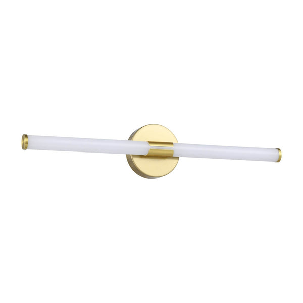 Ramola 60cm IP44 CCT LED Mirror Light in Brushed Brass with Switchable Colour Temperature