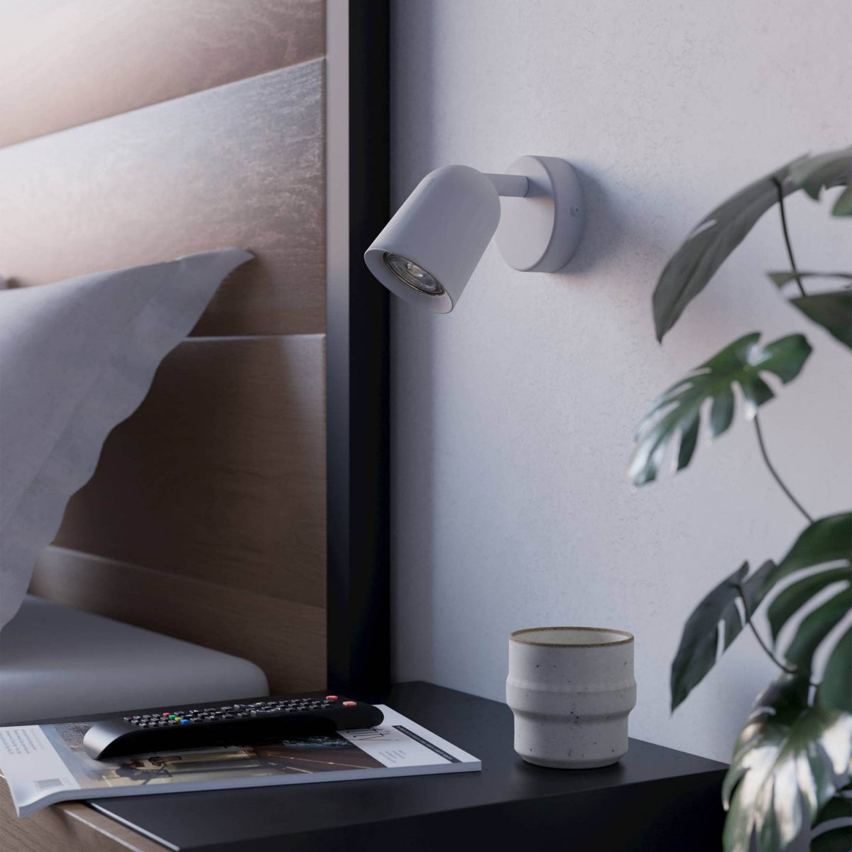 Camaldoli Adjustable Single GU10 Spotlight in White