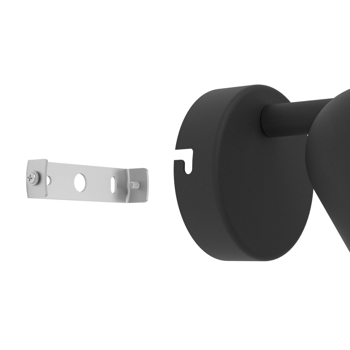 Camaldoli Adjustable Single GU10 Spotlight in Black