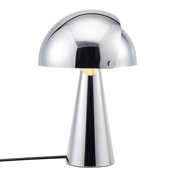 Align Table Lamp in Chrome with Adjustable Shade