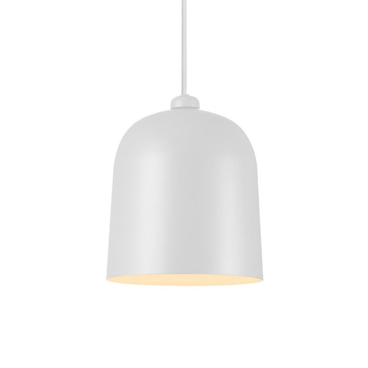 Angle Adjustable Pendant Light in White Grey