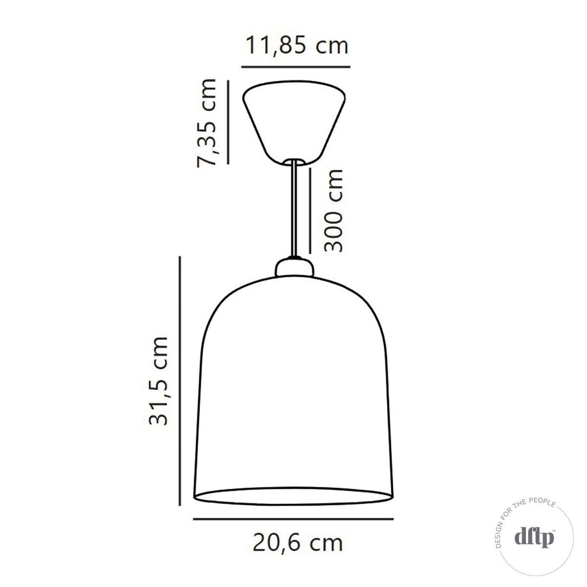 Angle Adjustable Pendant Light in White Grey