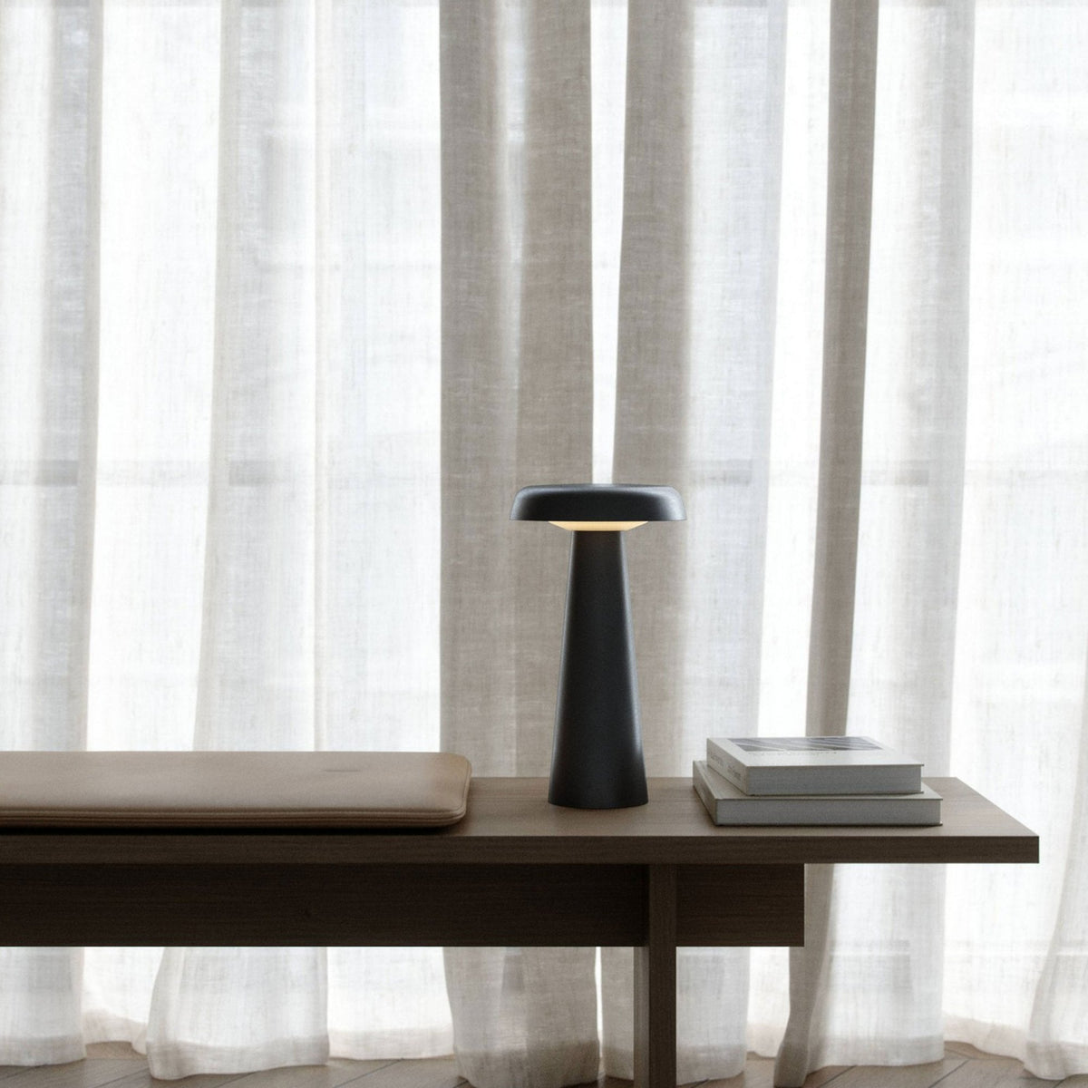 Arcello LED Portable Table Lamp in Anthracite
