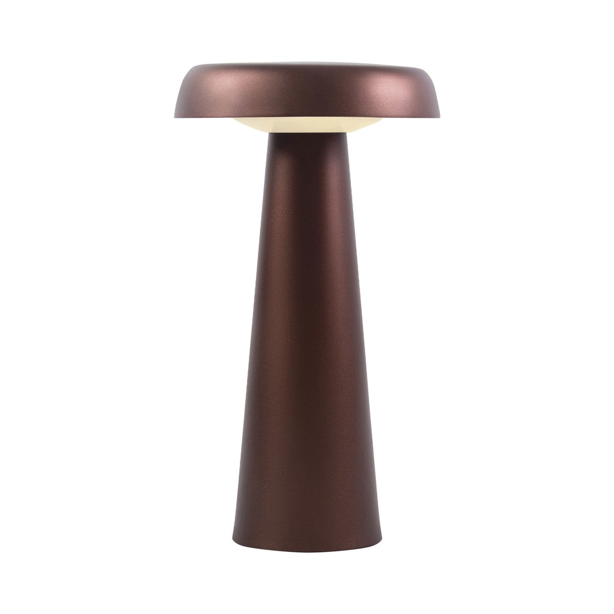 Arcello LED Portable Table Lamp in Burnished Brass