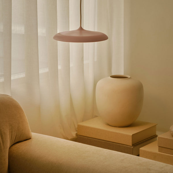 Artist 25 LED Pendant in Dusty Rose Pink