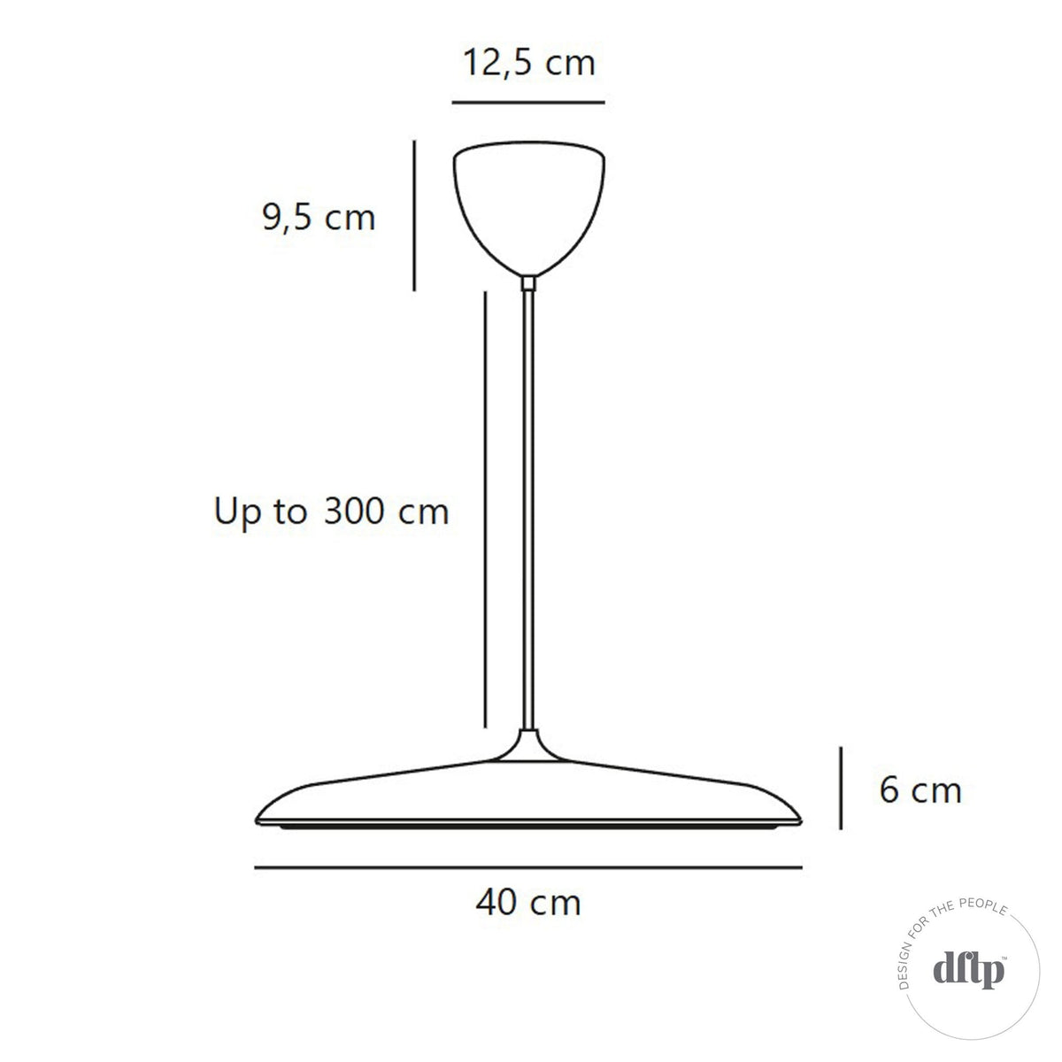 Artist 40 LED Pendant in Beige