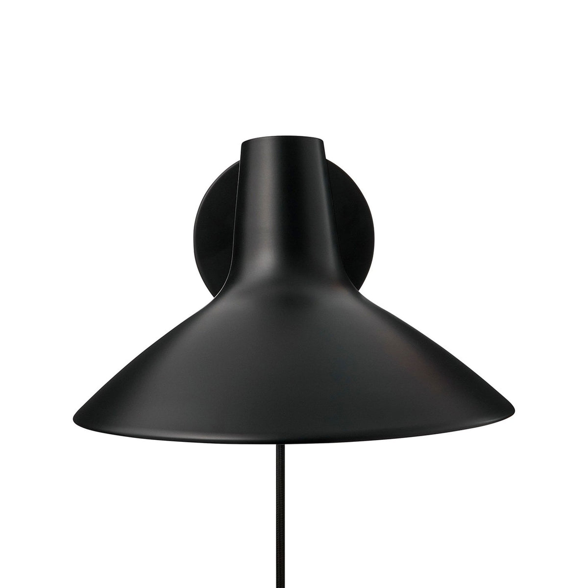 Darci Plugged Adjustable Wall Light in Black