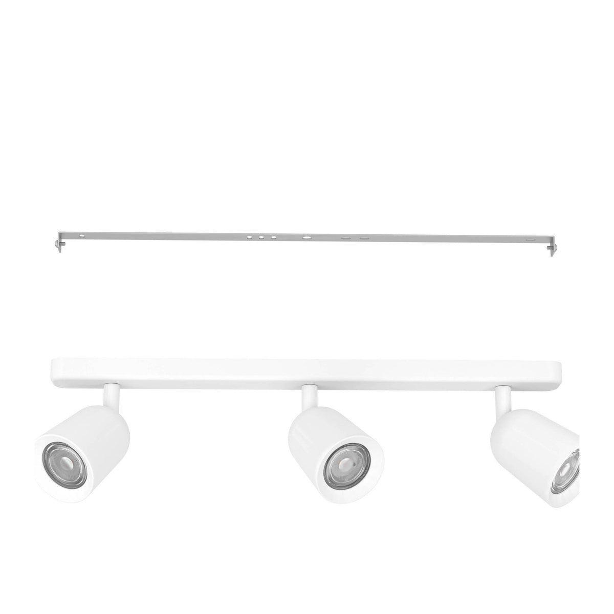 Camaldoli Adjustable Linear Triple Head GU10 Spotlight in White