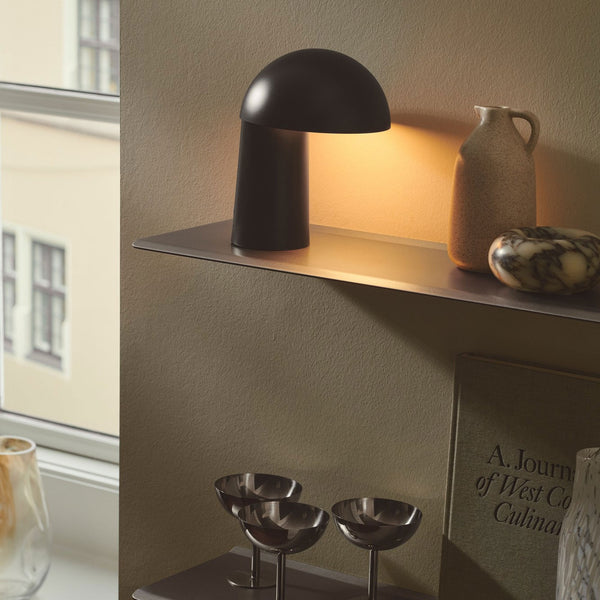 Faye Portable Table Lamp in Black