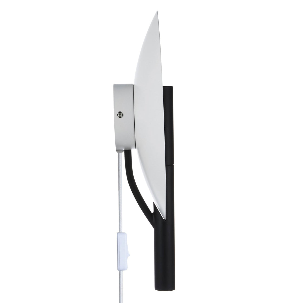 Furiko Plugged Wall Light in Black