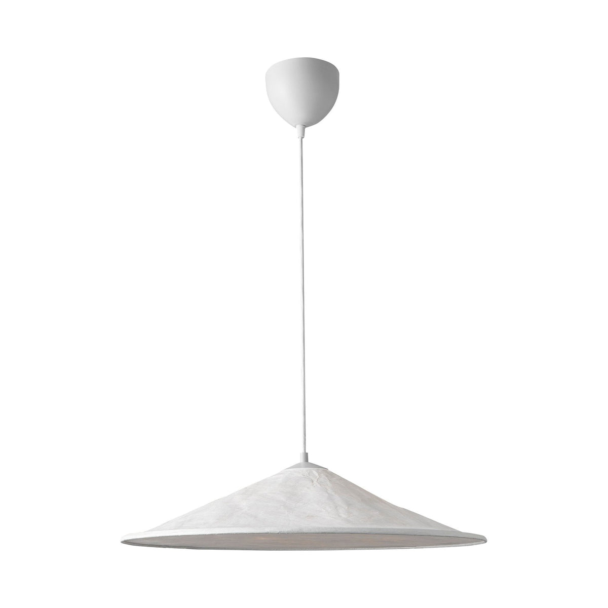 Hill 55 Japandi Style Pendant Light in White