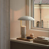 Mademoiselles Table Lamp with Marble Base & White Shades