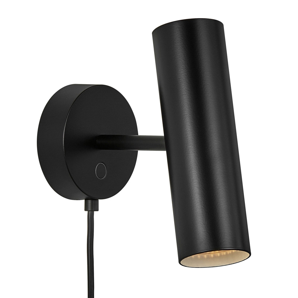 DFTP By Nordlux Mib Plugged Adjustable Wall Spotlight in Black