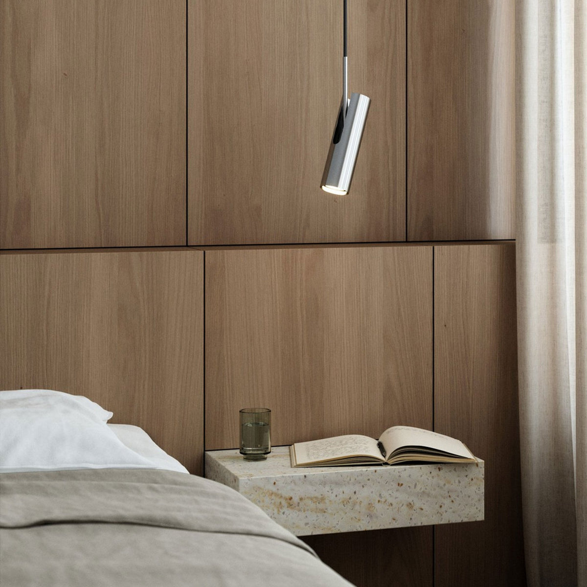 Mib Adjustable Head Pendant in Chrome