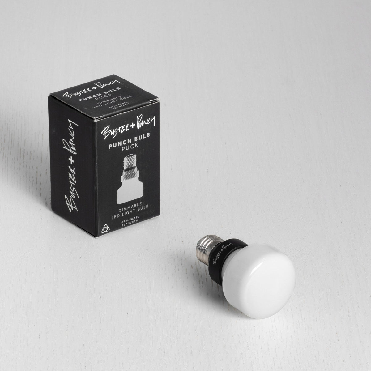 Punch Bulb Opal Puck E27 5w Dimmable 2700k Warm White