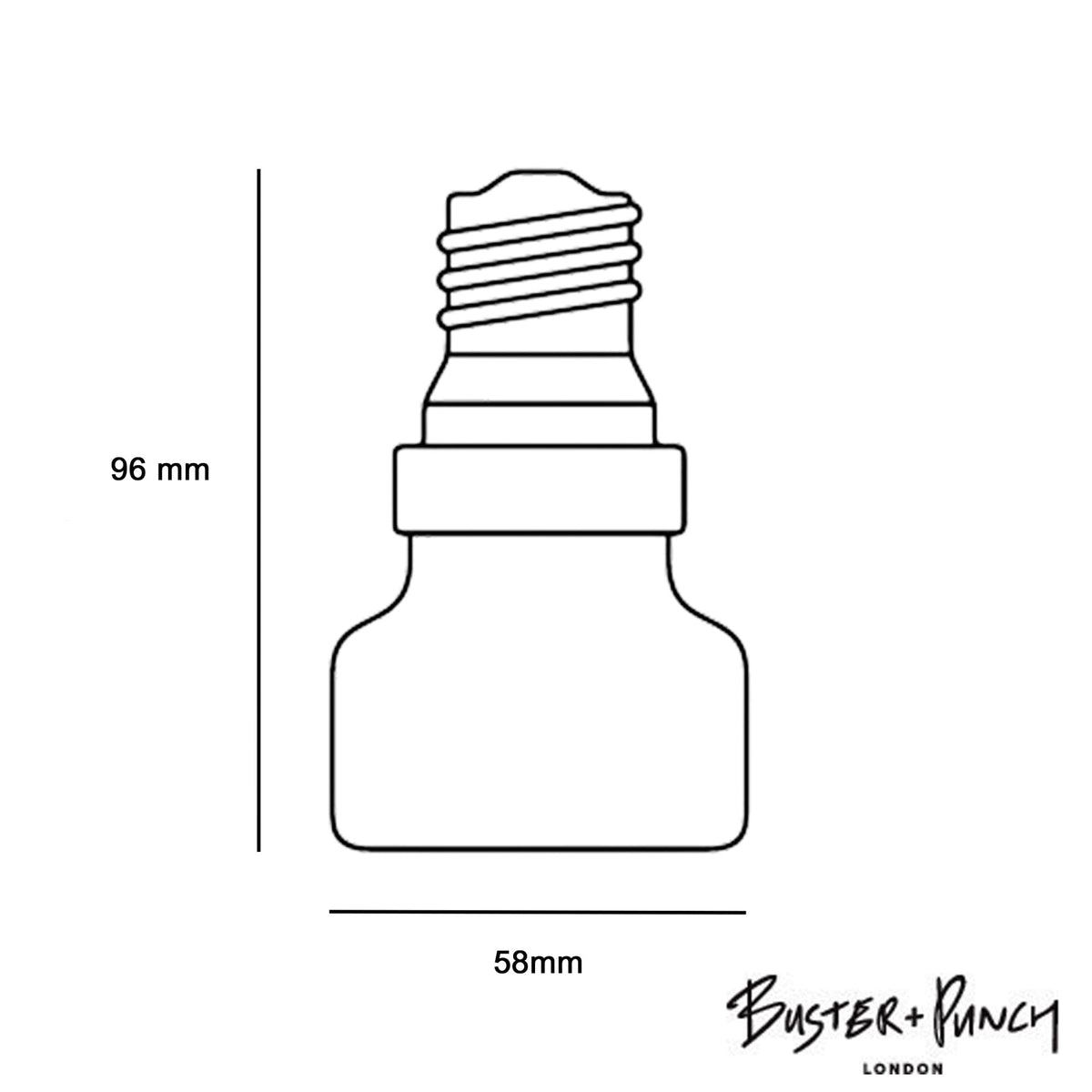 Punch Bulb Opal Puck E27 5w Dimmable 2700k Warm White