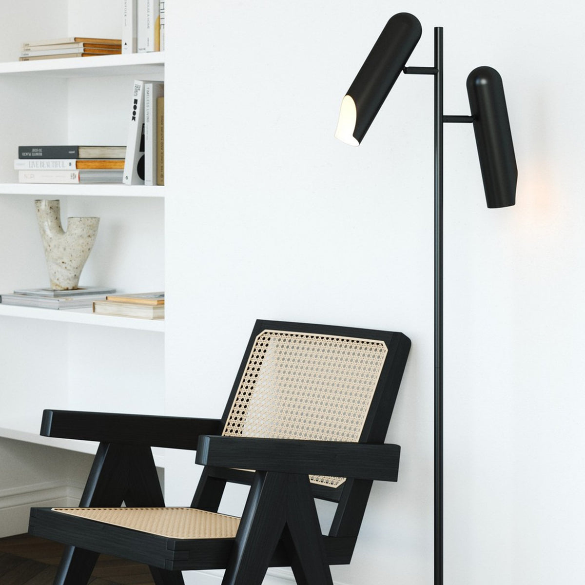 Rochelle Adjustable Floor in Matt Black