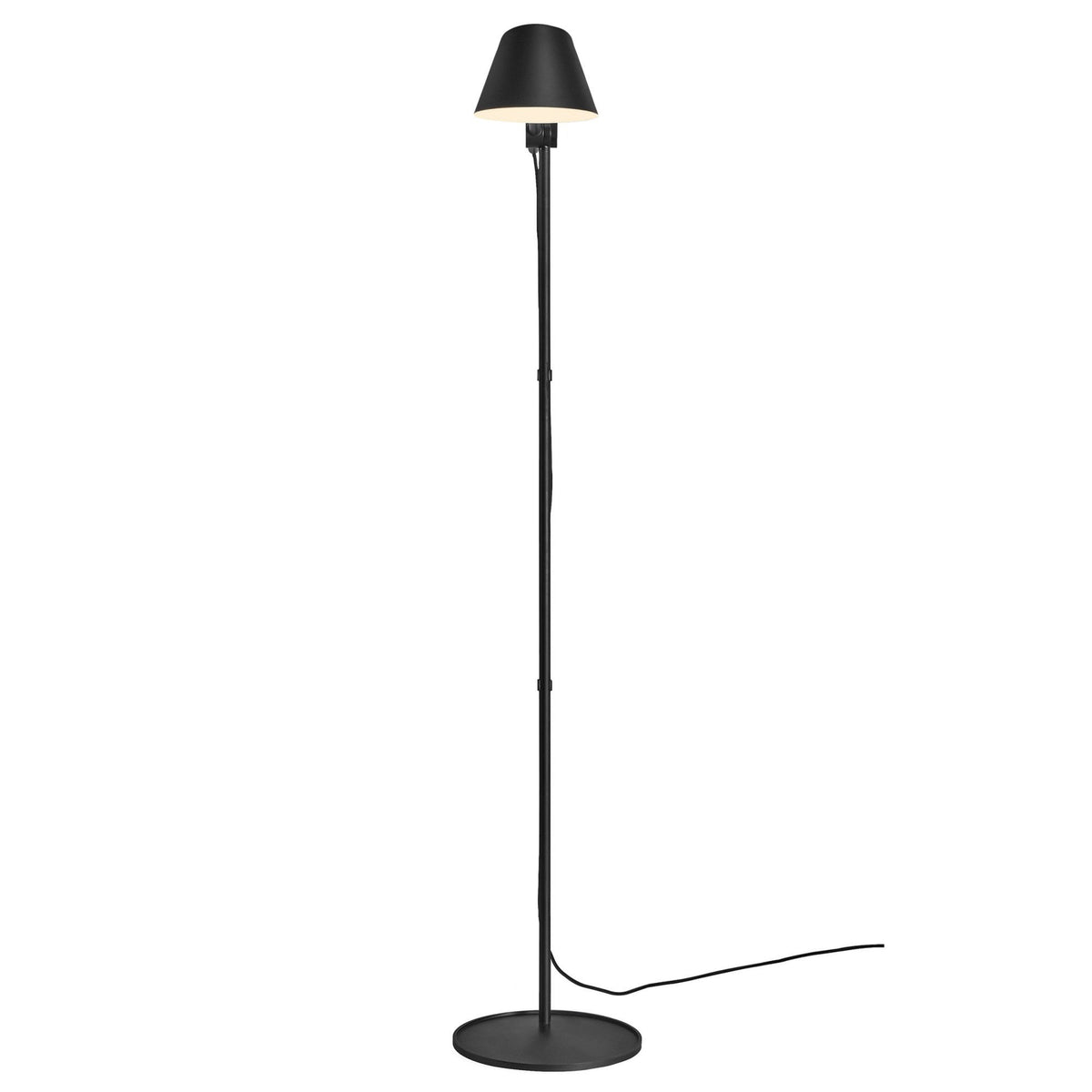 Stay Adjustable Floor Lamp in Matt Black