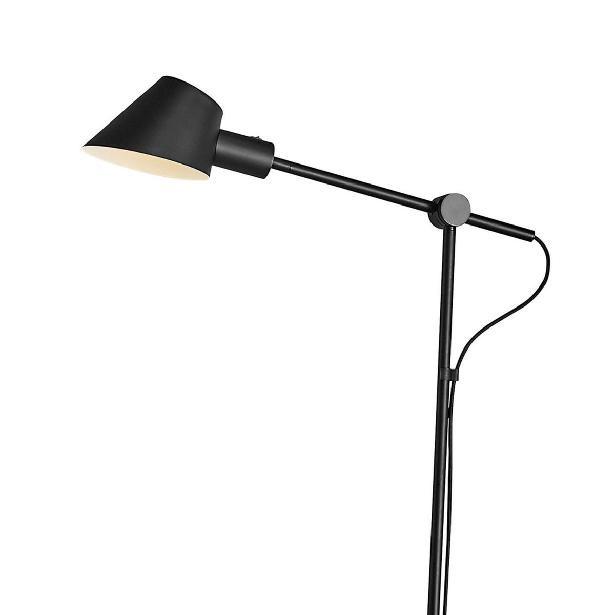 Stay Adjustable Floor Lamp in Matt Black