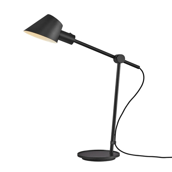 Stay Adjustable Table Lamp in Matt Black