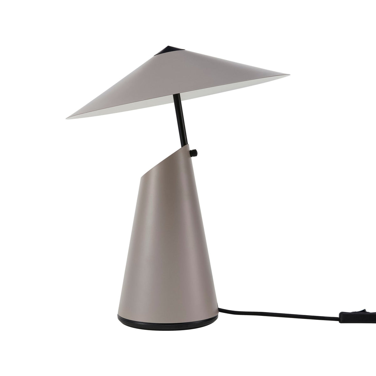 Taido Geometric Table Lamp in Brown