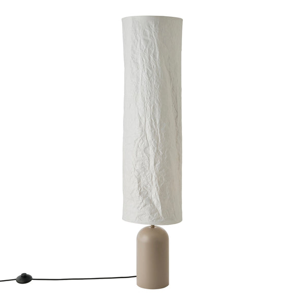 Talli Floor Lamp in Brown with Tyvek Shade