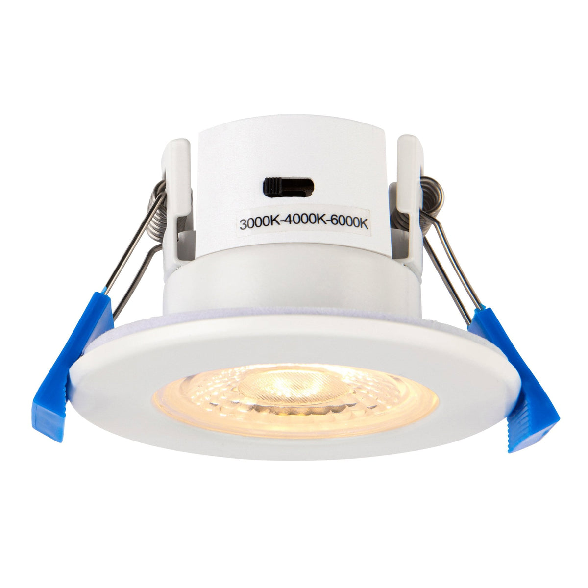 Shield Eco IP65 Fire Rated Dimmable 5W Switchable Colour Temperature LED Downlight in White
